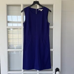 Diane Von Furstenberg Purple Mini Dress